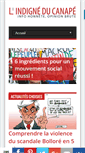 Mobile Screenshot of indigne-du-canape.com